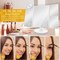Sunflower Gifts for Women, Mothers Day Sunflower Gifts for Girl Lover, Yellow Makeup Mirror with Lights, Yellow Flower Butterfly Decor